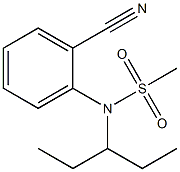 (2-cyanophenyl)-N-(pentan-3-yl)methanesulfonamide|