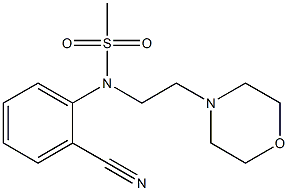  (2-cyanophenyl)-N-[2-(morpholin-4-yl)ethyl]methanesulfonamide