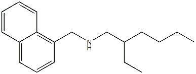 (2-ethylhexyl)(naphthalen-1-ylmethyl)amine Structure