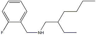 (2-ethylhexyl)[(2-fluorophenyl)methyl]amine,,结构式
