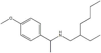 (2-ethylhexyl)[1-(4-methoxyphenyl)ethyl]amine Structure