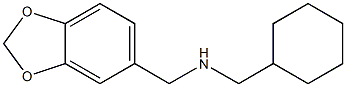 (2H-1,3-benzodioxol-5-ylmethyl)(cyclohexylmethyl)amine