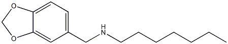 (2H-1,3-benzodioxol-5-ylmethyl)(heptyl)amine 结构式