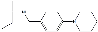 (2-methylbutan-2-yl)({[4-(piperidin-1-yl)phenyl]methyl})amine Structure