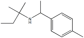 (2-methylbutan-2-yl)[1-(4-methylphenyl)ethyl]amine Struktur