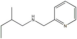 (2-methylbutyl)(pyridin-2-ylmethyl)amine,,结构式