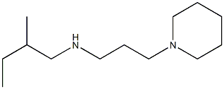 (2-methylbutyl)[3-(piperidin-1-yl)propyl]amine Structure