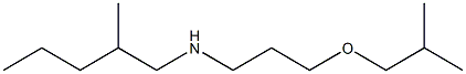 (2-methylpentyl)[3-(2-methylpropoxy)propyl]amine Structure