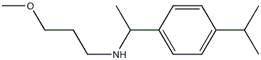 (3-methoxypropyl)({1-[4-(propan-2-yl)phenyl]ethyl})amine Structure