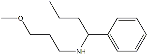 (3-methoxypropyl)(1-phenylbutyl)amine 化学構造式