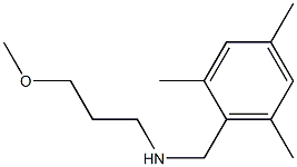 (3-methoxypropyl)[(2,4,6-trimethylphenyl)methyl]amine Struktur