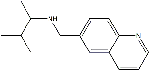 (3-methylbutan-2-yl)(quinolin-6-ylmethyl)amine,,结构式
