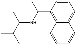(3-methylbutan-2-yl)[1-(naphthalen-1-yl)ethyl]amine,,结构式