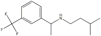 (3-methylbutyl)({1-[3-(trifluoromethyl)phenyl]ethyl})amine,,结构式