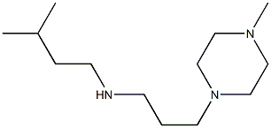 (3-methylbutyl)[3-(4-methylpiperazin-1-yl)propyl]amine Struktur
