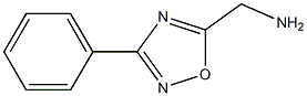 (3-phenyl-1,2,4-oxadiazol-5-yl)methanamine,,结构式