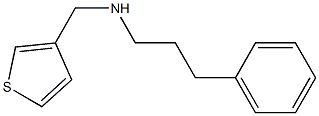 (3-phenylpropyl)(thiophen-3-ylmethyl)amine,,结构式
