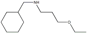 (cyclohexylmethyl)(3-ethoxypropyl)amine Structure