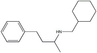 (cyclohexylmethyl)(4-phenylbutan-2-yl)amine Structure