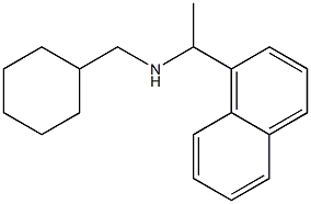 (cyclohexylmethyl)[1-(naphthalen-1-yl)ethyl]amine 结构式