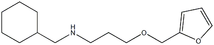 (cyclohexylmethyl)[3-(furan-2-ylmethoxy)propyl]amine Struktur