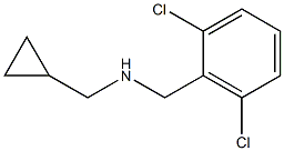 (cyclopropylmethyl)[(2,6-dichlorophenyl)methyl]amine,,结构式
