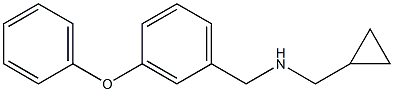 (cyclopropylmethyl)[(3-phenoxyphenyl)methyl]amine Struktur