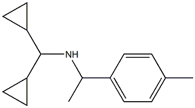 (dicyclopropylmethyl)[1-(4-methylphenyl)ethyl]amine