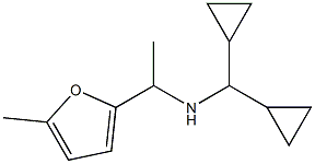 (dicyclopropylmethyl)[1-(5-methylfuran-2-yl)ethyl]amine 化学構造式