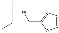 (furan-2-ylmethyl)(2-methylbutan-2-yl)amine,,结构式