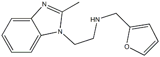 (furan-2-ylmethyl)[2-(2-methyl-1H-1,3-benzodiazol-1-yl)ethyl]amine