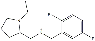 [(2-bromo-5-fluorophenyl)methyl][(1-ethylpyrrolidin-2-yl)methyl]amine