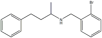 [(2-bromophenyl)methyl](4-phenylbutan-2-yl)amine Structure