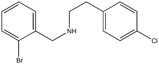 [(2-bromophenyl)methyl][2-(4-chlorophenyl)ethyl]amine Structure