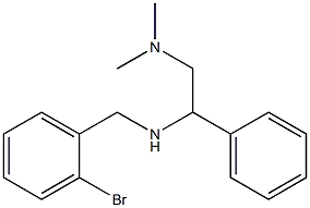 [(2-bromophenyl)methyl][2-(dimethylamino)-1-phenylethyl]amine Structure