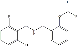 [(2-chloro-6-fluorophenyl)methyl]({[2-(difluoromethoxy)phenyl]methyl})amine