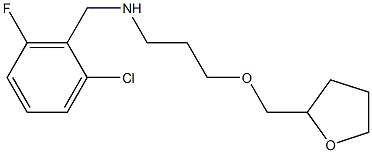 [(2-chloro-6-fluorophenyl)methyl][3-(oxolan-2-ylmethoxy)propyl]amine,,结构式