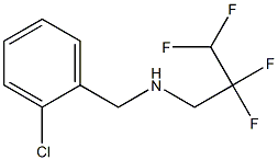 [(2-chlorophenyl)methyl](2,2,3,3-tetrafluoropropyl)amine Structure