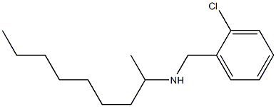 [(2-chlorophenyl)methyl](nonan-2-yl)amine Structure