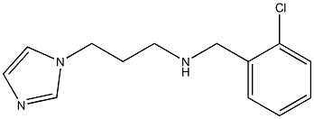 [(2-chlorophenyl)methyl][3-(1H-imidazol-1-yl)propyl]amine Struktur
