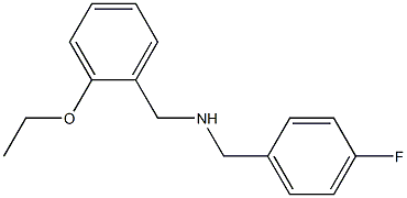 [(2-ethoxyphenyl)methyl][(4-fluorophenyl)methyl]amine Structure