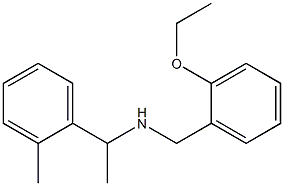 [(2-ethoxyphenyl)methyl][1-(2-methylphenyl)ethyl]amine Structure