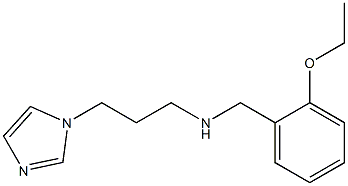 [(2-ethoxyphenyl)methyl][3-(1H-imidazol-1-yl)propyl]amine Struktur