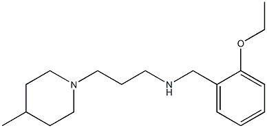 [(2-ethoxyphenyl)methyl][3-(4-methylpiperidin-1-yl)propyl]amine Struktur