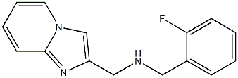 [(2-fluorophenyl)methyl]({imidazo[1,2-a]pyridin-2-ylmethyl})amine Structure