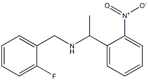 [(2-fluorophenyl)methyl][1-(2-nitrophenyl)ethyl]amine|