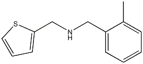 [(2-methylphenyl)methyl](thiophen-2-ylmethyl)amine|