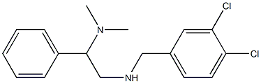 [(3,4-dichlorophenyl)methyl][2-(dimethylamino)-2-phenylethyl]amine 化学構造式