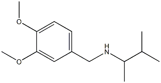 [(3,4-dimethoxyphenyl)methyl](3-methylbutan-2-yl)amine Structure