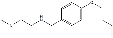 [(4-butoxyphenyl)methyl][2-(dimethylamino)ethyl]amine 化学構造式
